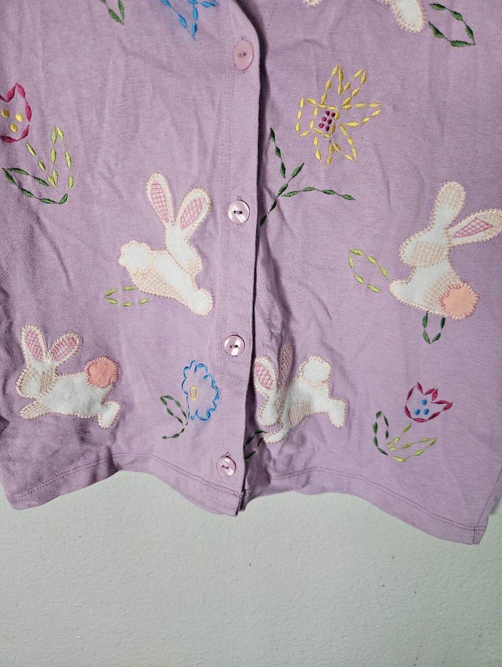 Vintage Michael Simon Bunny Cardigan Size S - Picture 4 of 7